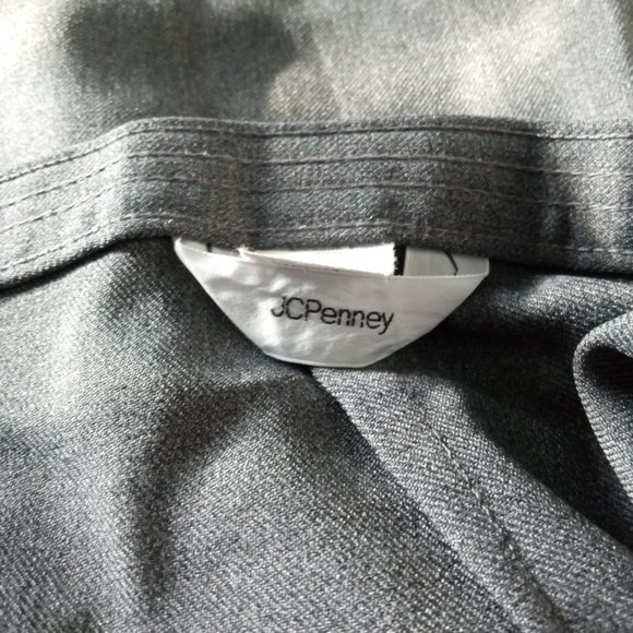 Vintage JCPenney Gray Mini Skirt - Picture 4 of 5